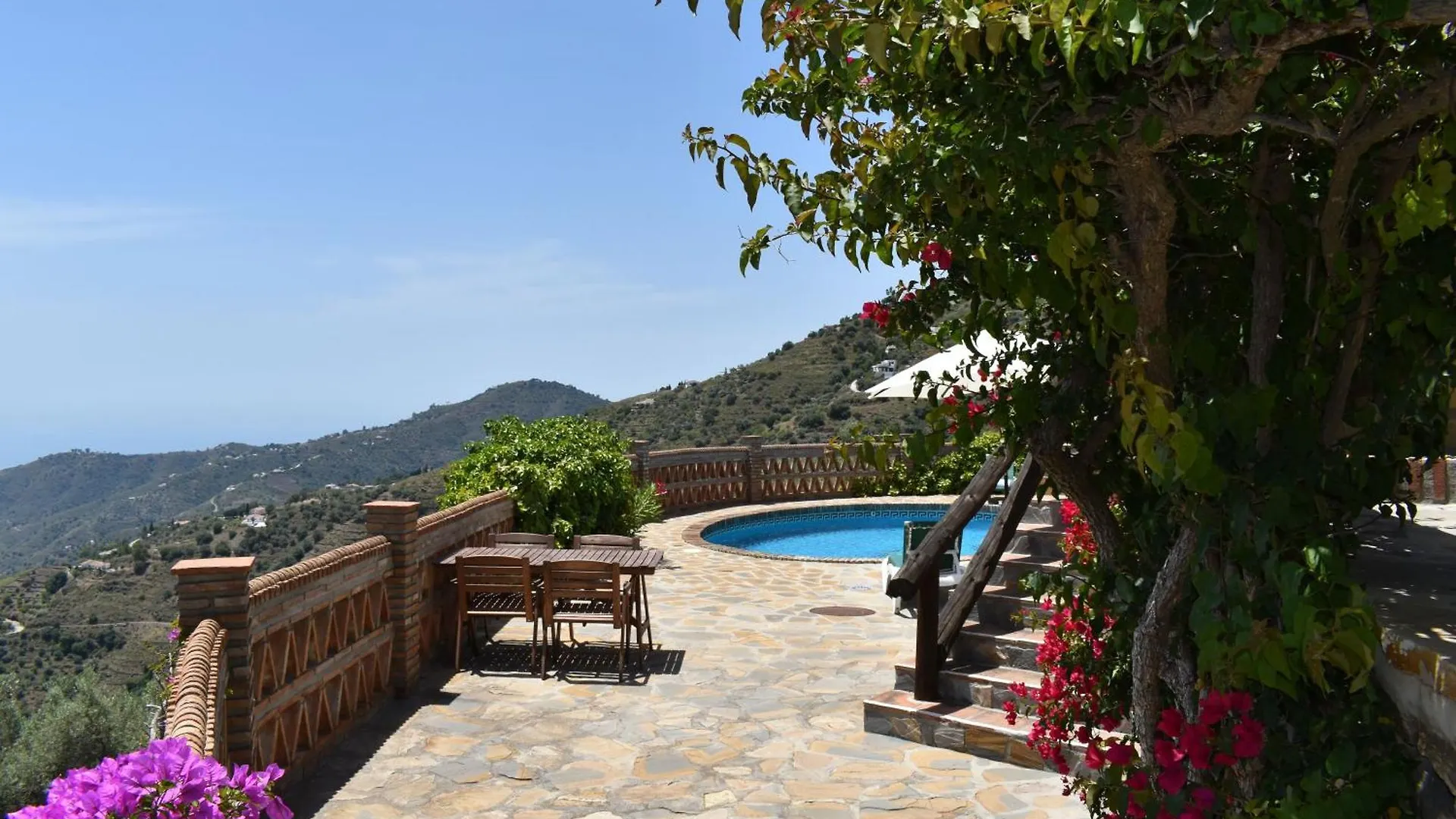 בית נופש Cómpeta Finca Durillo Mit Terrasse Und Toller Aussicht